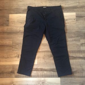 36x30 slim stretch navy Express pants